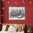 thumbnail image 4 of Stupell Industries Rustic Lodge Snow Covered Farm Scene Gray Floating Frame Canvas Art, 31 x 25, by Lori Deiter, 4 of 8