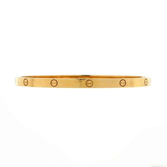 Pre-Owned Cartier Love Bracelet 18K Yellow Gold Small By Rebag