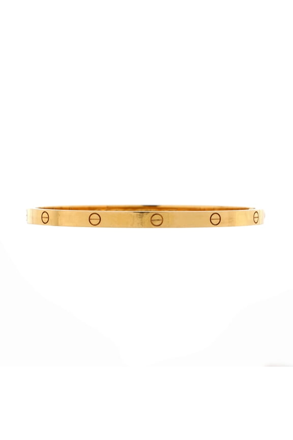 Pre-Owned Cartier Love Bracelet 18K Yellow Gold Small By Rebag