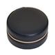 thumbnail image 2 of Caja de joyería portátil, collar, reloj, anillos, , caja de almacenamiento, organizador forrado de , para niñas y esposa Negro, 2 of 8