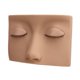 thumbnail image 1 of Lash Mannequin Head Removable Silicone Replacement Eyelash Mannequin Head for Training Light Brown, 1 of 5