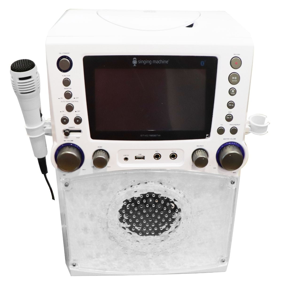 Singing Machine Classic Bluetooth Karaoke System with Microphone