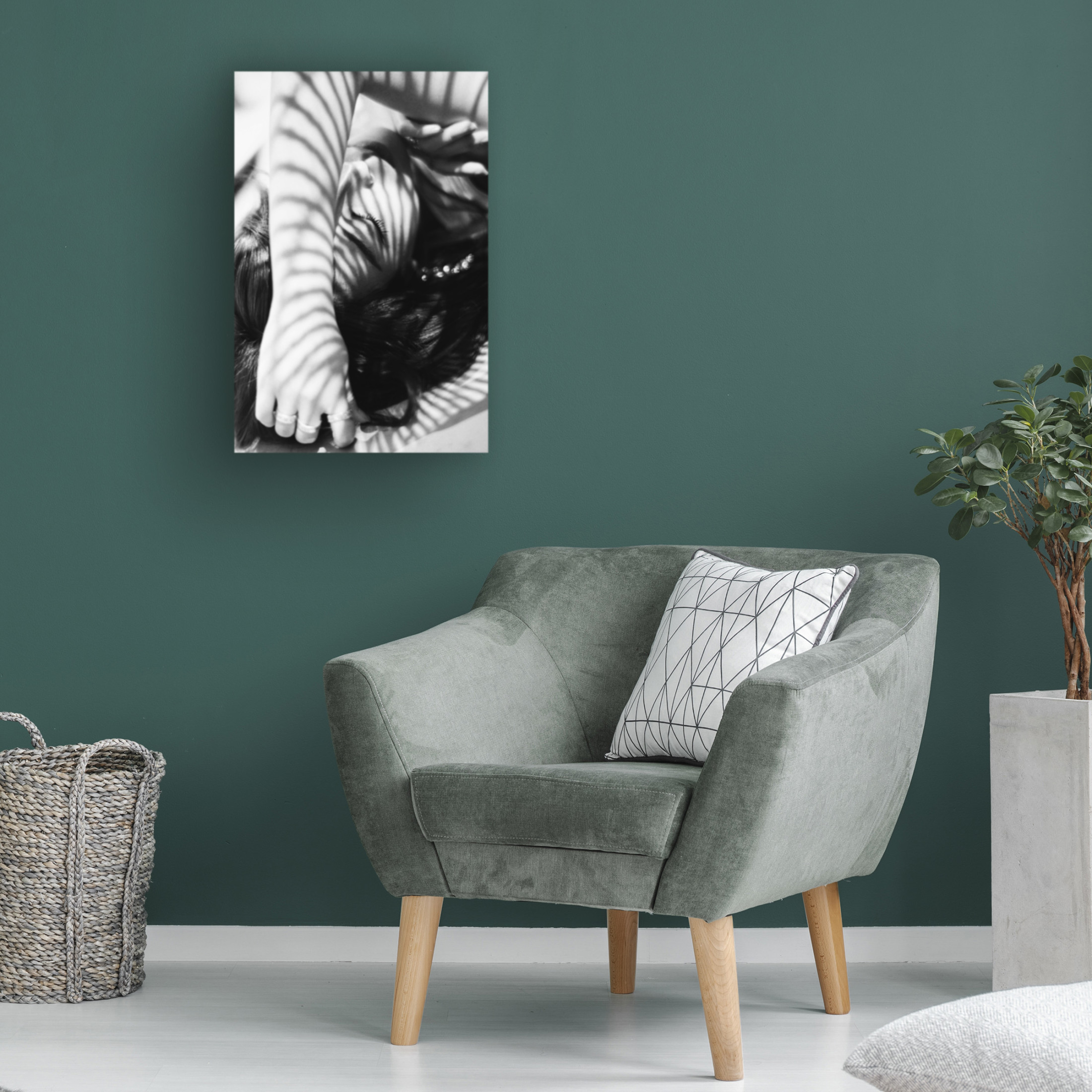 Canvas Wall Art - Masatoshi Washimi 'Hase' Wall Art for Living Room, Bedroom, or Office Décor by Trademark Fine Art - 12 x 19 Inches