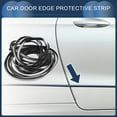 thumbnail image 2 of Unique Bargains Car Door Edge Guards 16.40ft U-Shaped Door Scratch Protection Guard Chrome Silver Tone 1 Pc, 2 of 7