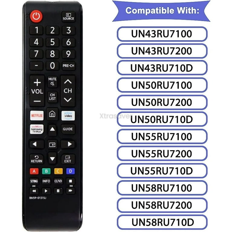 Smart TV 4K UHD Samsung 43 UN43RU7100