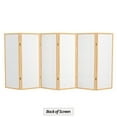 thumbnail image 6 of Red Lantern 4 ft. Short Double Cross Shoji Screen - Natural - 6 Panels, 6 of 6