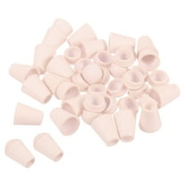 Bell End Stopper, Cord Rope Lock for Drawstring Bag, Light Pink 50 Pack