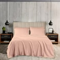 thumbnail image 2 of EGYLIN 800TC Soft Egyptian Cotton Sheet Set Soft and Breathable - 4 Piece Bed Sheet Peach Solid King Size - 12" Deep Pocket, 2 of 5