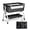 Black, variant on JOYMOR 3 in 1 Baby Bassinet, Bedside Bassinet for Baby, with Comfy Mattress and Wheels, 6 Height Adjustable Easy Folding Portable Bedside Crib for Newborn (Black)