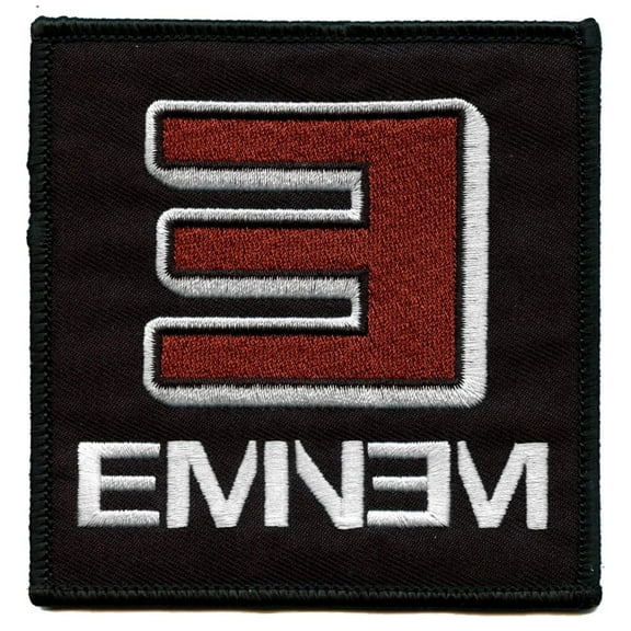 Men's Eminem Reversed E Logo Woven Patch