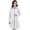 White, variant on UJNDER Women's Long Sleeve Lab Coat for Student Work Jacket with Full Craft White XXXL