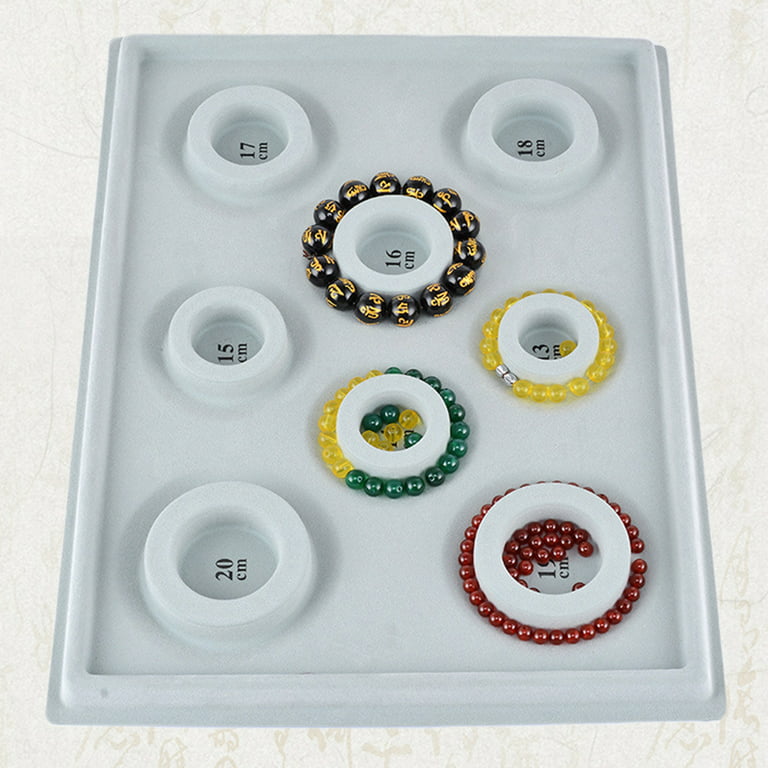 Bead board, bracelet measurement board - Beading board for jewelry bracelet  making kit for adults. Beading tray for bead kit. Necklace, handmade