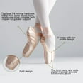 thumbnail image 3 of HLONK Chaussures de Danse Professionnelles pour Femmes avec Rubans 43, 3 of 7