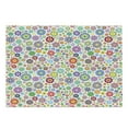 thumbnail image 1 of Floral Cutting Board, Flowers Peace Hippie Style Flourishing Blooms Petals Beauty Cheerful Season, Decorative Tempered Glass Cutting and Serving Board, Large Size, Multicolor, by Ambesonne, 1 of 1