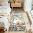 thumbnail image 6 of Garvee 2x6 Modern Abstract Runner Rug Hallway Rug, Washable Rug with Non Slip TPR Backing Low Pile Soft Thin Indoor Carpet for Bedroom Home Office, Colorful, 6 of 8