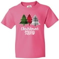 thumbnail image 3 of Inktastic Christmas Squad with Plaid Trees Youth T-Shirt, 3 of 5