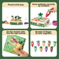 thumbnail image 1 of 9pcs bebé rábano juguete colorido bebé rábano muñecas para niños bebé (6 agujeros) Ndcxsfigh libre de BPA, 1 of 9