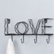 thumbnail image 3 of Gancho de letra de amor, decoración para dormitorio, accesorios, llavero, perchero de pared, perchero para ama de llaves en perchero de pared, 3 of 5