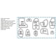 thumbnail image 1 of Juego de 10 plantillas de reglas con forma de oso (con instrucciones), 1 of 3