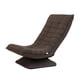 thumbnail image 5 of Sillón giratorio,Silla de sofá giratoria Silla reclinable perezosa plegable,Sofá perezoso plegable Silla de lectura Sillón,Silla de sofá de ocio giratoria de 360 grados Café oscuro, 5 of 9