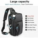 thumbnail image 4 of BANGE Bolso Bandolera Impermeable para Hombre, Mochila Cruzada de Gran Capacidad Duradera, 4 of 16