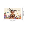 thumbnail image 2 of Alfombra de Decoración de Conejo de Pascua con Patrón de Huevos, Alfombra Suave Colorida para Sala de Estar, Sala de Juegos Y Decoración de Casa de Pascua, Fácil de Limpiar Y Acento Estacional Festivo, 2 of 6