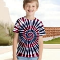 thumbnail image 2 of BOOMNY Toddler Baby Boys Tshirts Short Sleeve T Shirts for Boys Tie Dye Graphic Breathable Loose Fit Cozy Childrens Dailywear, 2 of 5