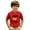 Red, variant on Toddler Boys' 2026 Fan Soccer Themed Loose Fit Graphic Tee For Kids Casual Short Sleeve For Everyday And Sublimated Football Fashion Top Size 3-4T
