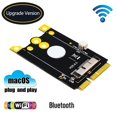thumbnail image 5 of 2X Versión de Actualización Mini Pcie (Mpcie) Placa Adaptadora Convertidora 12 + 6 Tarjeta Wifi Una Mini Pci-E para Broadcom Bcm94360Cd, 5 of 5