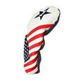 thumbnail image 5 of USA 1 5 X Headcover Patriot Golf Vintage Retro U.S.A Leather Style Patriotic Driver Fairway Wood Head Cover, 5 of 7