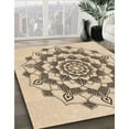 thumbnail image 2 of Ahgly Company Indoor Square Patterned NavajoWhite Gold Area Rugs, 6' Square, 2 of 6