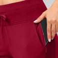 thumbnail image 7 of Admvng Womens Drawstring Waist Joggers Lightweight Summer Comfortable Workout Leggings with Pockets, 7 of 7