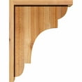thumbnail image 3 of 6"W x 14"D x 18"H New Brighton Rough Sawn Corbel w/Backplate, Western Red Cedar, 3 of 9