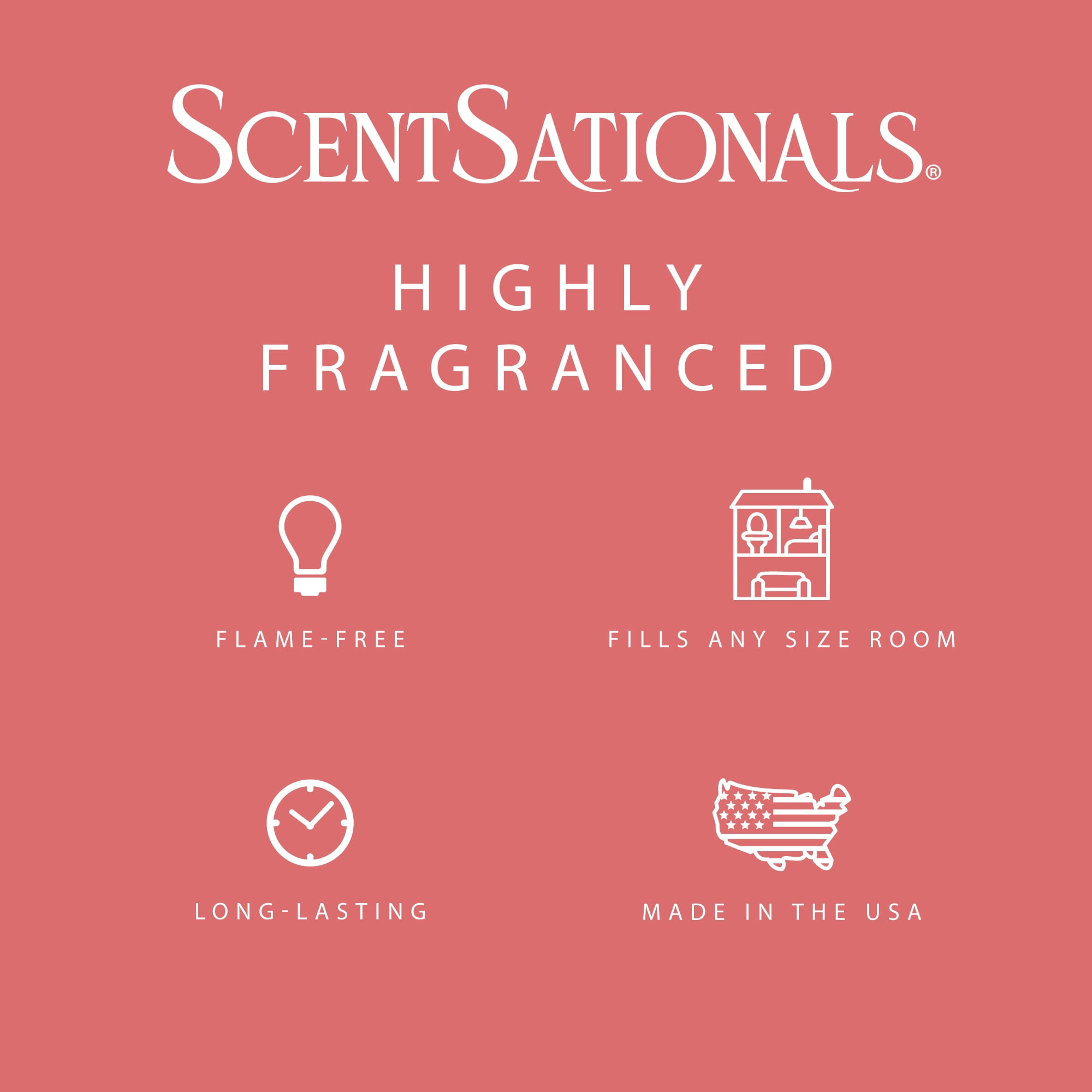 (5 pack) Watermelon Sugar Scented Wax Melts, ScentSationals, 5 oz