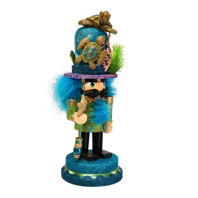 Kurt Adler Hollywood Nutcracker avec Chapeau de Tortue de Mer, 11 Po