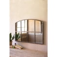 thumbnail image 3 of Kalalou Arched Metal Wall Mirror, 3 of 3