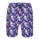 thumbnail image 3 of Balery Skull Flower Traje de Baño Estilo Hawaiano para Hombre, Shorts de Secado Rápido con Bolsillos-3X-Large, 3 of 6