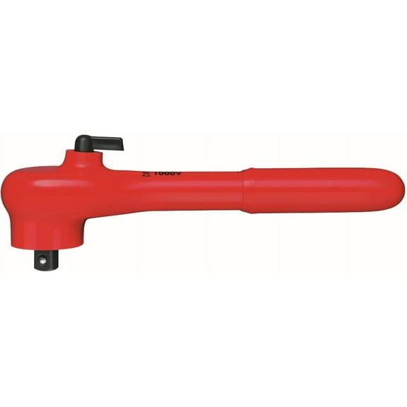 KNIPEX Reversible Ratchet, 3/8" Drive-1000V Insulated