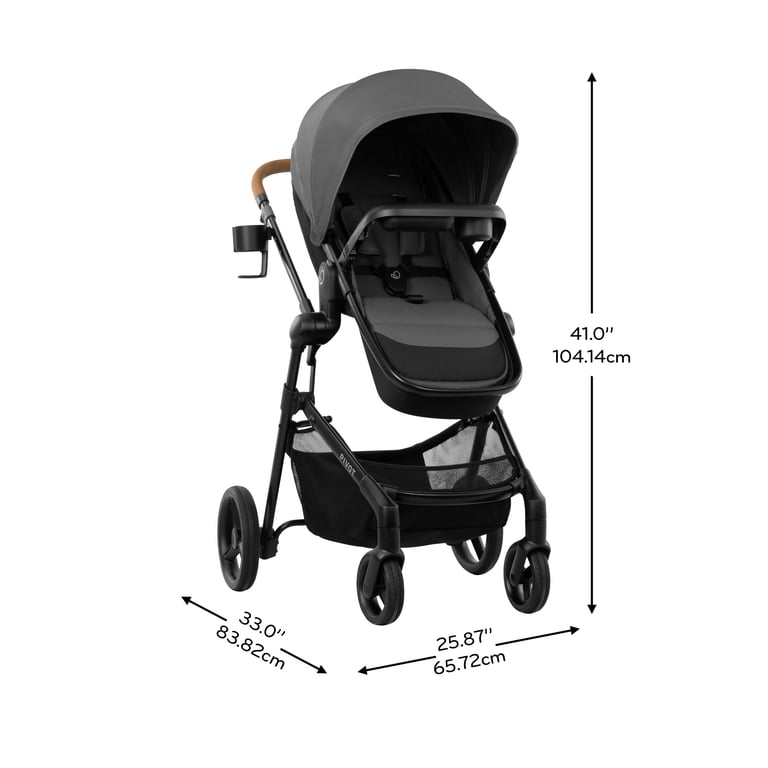 pink evenflo GOLD Shyft DualRide Infant Car Seat and Stroller Combo Color:MATTE MIDNIGHT Aircontact Pro 65+10 SL SX210 With maneuverability that feels