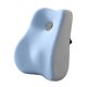 thumbnail image 4 of Almohada de soporte para la espalda alta, almohada lumbar de alta densidad, cojín de espuma viscoelástica para la espalda, para silla de computadora, Azul, 4 of 8