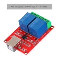 thumbnail image 3 of USB Smart Switch Controller Relay Drive Module for Computer PC Expansion Board 2 Channel, Military Grade, Stable Connection, Plug and Play, WIN7, XP 32 Bit, 64 Bit System, 3 of 7
