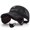 Black, variant on Men Women Mesh Baseball Cap with Extended Adjustable Brim Breathable Sun Hat for Outdoor Fishing Hiking