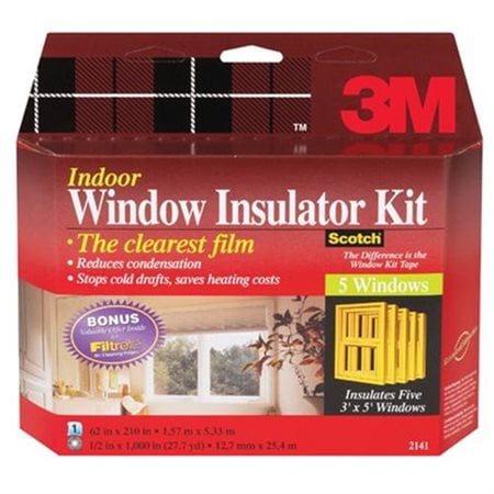 3M Company 2141 62" x 210" Indoor Window Insulation Kit