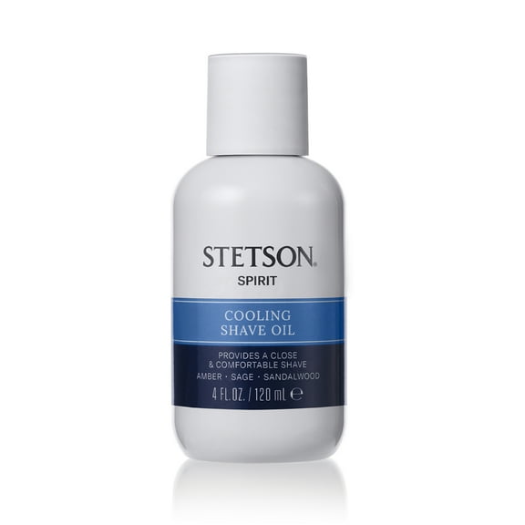 Stetson Spirit Cooling Shave Oil for Men 4.0 fl. oz.