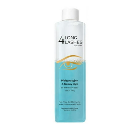 Long 4 Lashes by Oceanic, Two-Phase Conditioning Eye Make-Up Remover with Biotin, 8.45 Oz - Walmart.com