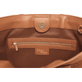 thumbnail image 6 of Daisy Rose Tote Shoulder Bag with front zipper - PU Vegan Leather, 6 of 8