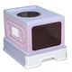 thumbnail image 3 of Caja de arena para gatos completamente cerrada,Caja de arena para gatos plegable Caja de arena para gatos cerrada Caja de arena para gatos plegable Diseño aerodinámico Jadeshay  A, 3 of 8
