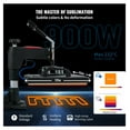 thumbnail image 2 of Heat Press 5 in 1 Machine 12x15, Sublimation Printer for T-Shirts, Mugs, Hats, Plates, Digital Control, 900W, 2 of 9