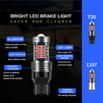 thumbnail image 4 of MYG 1157/T20/1156 LED Strobe 5 Times Stop Bulbs Tail Blinking Light Turn Signal Lamp, 4 of 7