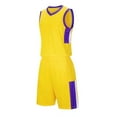 thumbnail image 5 of Kids Girls Summer Tracksuits Basketball Football Outfits Breathable Athletic Tank Top Shorts Set for Boys 4-14 Years, 5 of 7